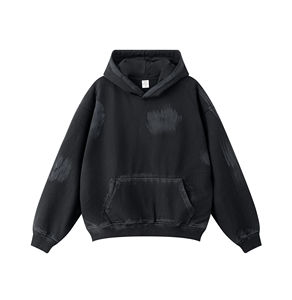 Sweat à capuche imprimé en poudre de 420 g/m², vêtements de sport pour hommes, 100 % coton, sweat à capuche streetwear personnalisé, sweat à capuche OEM, Maanify - Product Image 4