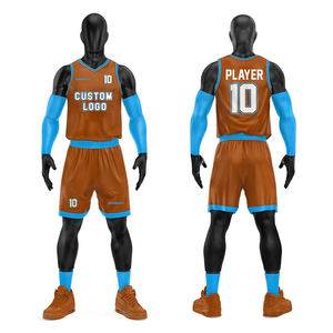 Tenue de basketball pour équipe, uniforme de basketball 100% polyester pour hommes - Product Image 3