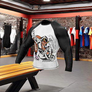 Protège-éruption en polyester de haute qualité pour le surf BJJ MMA ou les sports actifs Flexibilité ultime Caractéristiques respirantes anti-UV - Product Image 1