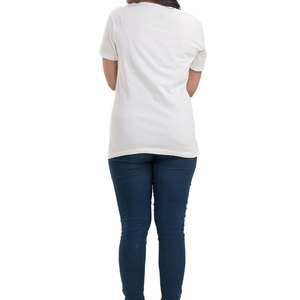 Women's Breathable Cotton T-<b>Shirt</b> Short-Sleeved Summer Tie-Dye with Embroidered Print Canvas Fabric Clothing - Product Image 5