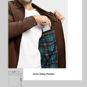 Chaqueta cortavientos Softshell para hombre con opciones de marca, impermeable, ligera, perfecta para ropa de trabajo al aire libre - Product Image 4