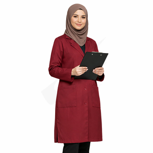 Nurse Lab Coat Professional Medical Uniform Workwear Custom Hospital Clothing <b>Factory</b> - Product Image 5