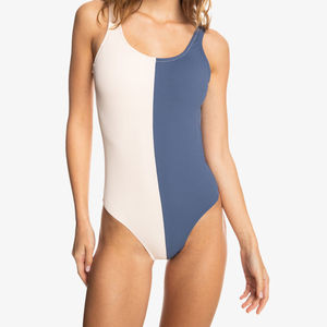Maillot de bain une pièce pour femme, haute qualité, en spandex/polyester, respirant, séchage rapide, écologique, col rond, vente chaude, personnalisable OEM, tendance - Product Image 1