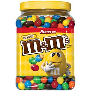 Caramelos M&M's, Chocolate con Cacahuetes, Frasco de 62 Onzas - Product Image 5