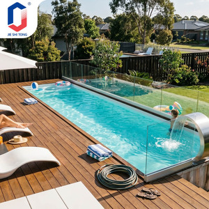 Outdoor Kids Above Ground Swimming <b>Pool</b> with Durable UV Resistant Frame and Safety Ladder - Product Image 1