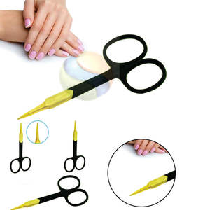 Ciseaux à cuticules de précision, outil de manucure en acier inoxydable, ciseaux à cuticules incurvés EliteEdge |   Ongles professionnels - Product Image 6