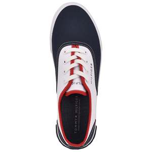Sneakers basse da uomo Tommy Hilfiger Ralem in pizzo, traspiranti, stile retrò, con rialzo, blu, taglia 11.5 - Product Image 3