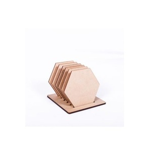 Sous-verre en MDF pour table de bureau, vaisselle, boisson, thé, pièce classique, nouveau design, pour la maison, l'hôtel, le restaurant - Product Image 2