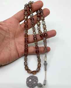 Venta al por mayor personalizado 33 45 51 66 cuentas 10mm musulmán Tasbih oración Rosario Tasbih cuentas para Eid Ramadán regalo 2024 servicio OEM - Product Image 3