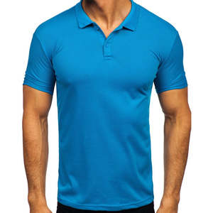 Vêtements décontractés pour hommes Polos très vendus Polos respirants de couleur unie avec logo personnalisé nouveau design pour hommes - Product Image 6