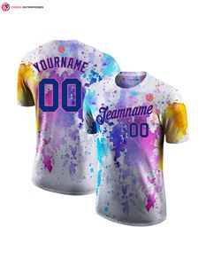 T-shirts de sublimation personnalisés respirants-Tissu de haute qualité parfait pour une tenue décontractée - Product Image 2