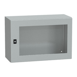 Set di pannelli Schneider Electric NSYCRN46250T con porta CRN IP66 IK08 RAL7035 H400xW600xD250 per quadri elettrici e strumentazione - Product Image 1