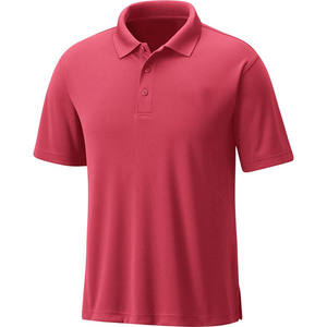 Polo de travail coupe ajustée unisexe logo de golf personnalisé brodé commande en gros vêtements de travail vierges polo à motif uni en tissu tricoté - Product Image 4