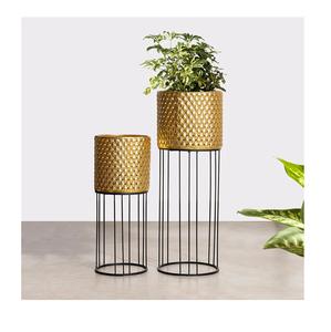 Nouveautés fraîches Pots de jardinière Design classique métal aluminium taille personnalisée forme couleur utilisations dans la décoration de la maison et les articles de jardin - Product Image 4