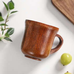 Taza de Cerveza Vikinga Rústica de Madera Marrón Hecha a Mano Vintage TIMELESS CRAFT, Colores de Logotipo Personalizados para Fiestas de Café, Celebraciones, Negocios - Product Image 5