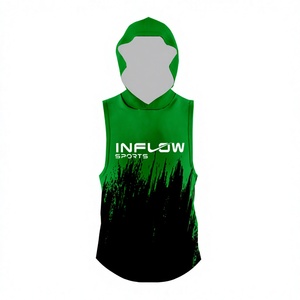 BREATHABLE Winter Hooded Sleeveless 7v7 Uniform Men Factory Made Customized logo 100% Polyester Fabric Quick Dry New High - Product Image 1