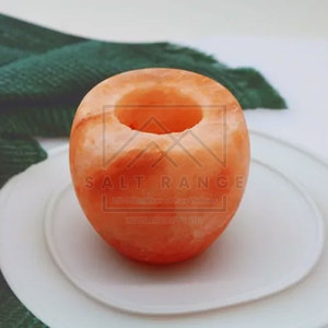 High Quality Himalayan Apple Salt Lamp Handmade Carved Customizable Real Touch Decor Ambience & Wellness Glow - Product Image 2