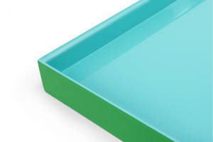 Diseño moderno, aspecto brillante, accesorios funcionales para el hogar, bandeja de servicio lacada a mano de Thien Thanh - Product Image 2