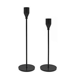 Bougeoir décoratif de pilier en métal fini argenté brillant pour l'église de restaurant d'hôtel à la maison et la décoration de fête - Product Image 4