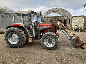 Tractor Massey Ferguson 375 perfil bajo + cabina cargadora - Product Image 2