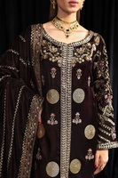 Costumes d'hiver en velours pakistanais de haute qualité pour femmes vêtements de style inde et pakistan salwar kameez de haute qualité pour femmes