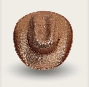 Premium Glitter Faux Leather Chihuahua <b>Hat</b> | Handmade Mexican <b>Western</b> <b>Hat</b> | OEM ODM Manufacturer - Product Image 3