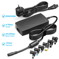 Adaptateur secteur universel 150W pour ordinateurs portables de gaming 19V 19.5V 20V 7.5A, adaptateur secteur de bureau 6 embouts pour HP Dell Lenovo Asus Acer MSI
