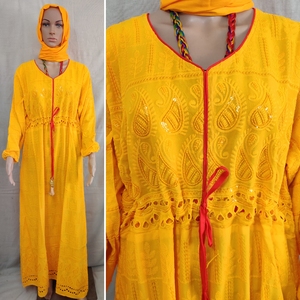 Modest Fashion <b>Printed</b> Dress Jalabiyat Kaftan Dubai <b>Islamic</b> Wear <b>Printed</b> Kaftans For Womens Long Maxi Dress - Product Image 4