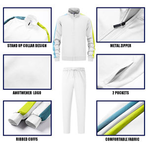 Ensemble de survêtement de sport moderne pour hommes, conçu pour la salle de sport, l'entraînement et les activités de plein air - Product Image 3