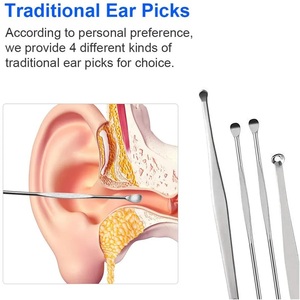 Guide ultime des outils d'hygiène auriculaire en acier inoxydable pour les médiators d'oreille Ensemble d'outils de nettoyage de cire d'oreille - Product Image 3