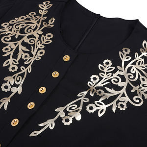 Abaya Eid caftán para mujer, vestido colorido hecho a mano, fabricante de fábrica - Product Image 5