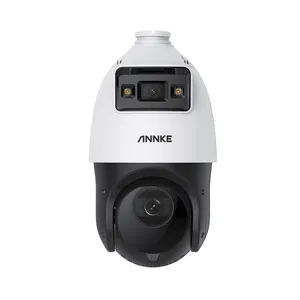 ANNKE 4MP 25X Zoom 2-in-1 Dual Lens PTZ POE IP Camera with Color Night Vision, 100 m IR & 30m White Light