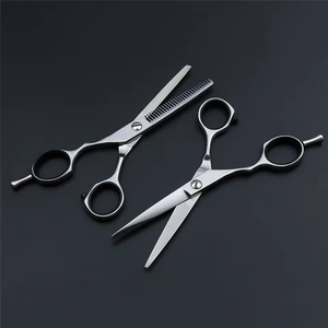 Outils de coiffure professionnels de 6 pouces ciseaux de coiffure de Salon en acier inoxydable ciseaux de cisaillement de coupe de cheveux ciseaux de coupe de cheveux - Product Image 5