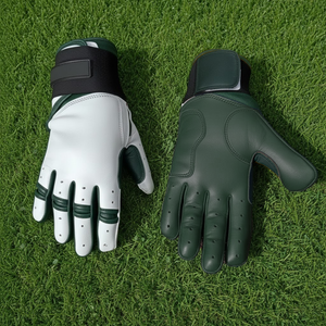 Guantes de Béisbol de Diseño Personalizado OEM ODM, Guantes de Bateo de Cuero Vacuno Genuino, Ambidiestros, Transpirables, para Hombre y Mujer, al por Mayor - Product Image 3