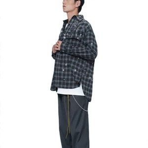 Chemise Hommes Blindés Moto Équitation Doux Flanelle Chemise À Manches Longues Racing Pleine Protection Flanelle Chemises - Product Image 3