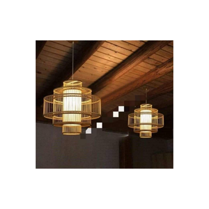 Panier de rangement en bambou classique de haute qualité abat-jour lampe de table personnalisable écologique artisanat de luxe fabricant du Vietnam - Product Image 3