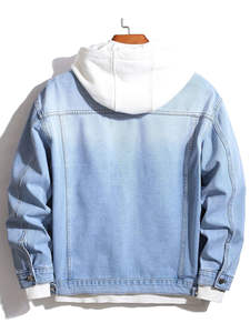 Vente à chaud Veste en jean pour homme Style vintage Durable et confortable Parfait pour une tenue décontractée et quotidienne - Product Image 2