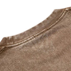 Camisetas de Alta Calidad con Lavado Ácido, Poliéster/Algodón, Logotipo Personalizado, Talla Grande, Secado Rápido, Transpirables para Hombre - Product Image 4