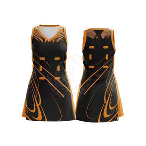 Uniforme de Netball para Mujer de Primera Calidad, Color Sólido, 100% Poliéster, Ligero, de Secado Rápido, Transpirable, Servicio OEM Personalizado - Product Image 5