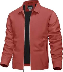 Veste coupe-vent décontractée pour homme avec impression par sublimation personnalisée, logo, taille plus, séchage rapide, col montant et fermeture éclair intégrale, longue et fine - Product Image 1