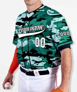 Camiseta de Béisbol Sublimada Personalizada, Camiseta de Softbol con Nombre del Equipo, Uniforme de Béisbol Deportivo con Impresión Completa - Product Image 3