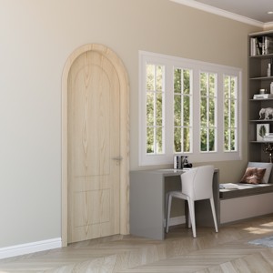 Puerta de PVC Compuesto Impermeable de Alta Calidad para Interiores, Panel de Puerta de PVC Pima Antitermitas e Insonorizado, Duradero para Hoteles - Product Image 2