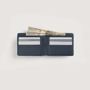 Voren Luxury Bi-fold <b>Wallet</b> Blue Genuine Leather Alligator Pattern RFID Blocking Flap Closure Short Length Embossed Vintage - Product Image 5