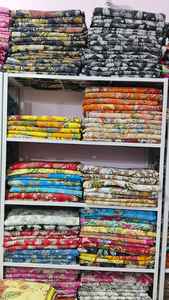 Meilleures couvertures Kantha en coton vintage imprimées, patchwork coloré, fait main, couverture de sari, couvre-lit bohème, utilisation hôtelière, douce - Product Image 6