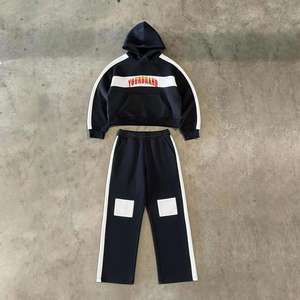 Survêtements techniques en molleton pour hommes, coupe ample, respirants, de haute qualité, avec logo personnalisé, meilleur design, vente en gros OEM - Product Image 4