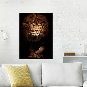 ภาพแขวนผนังลายสัตว์ป่า - งานศิลปะพิมพ์บนผ้าแคนวาสสำหรับเป็นของขวัญให้คุณยาย พร้อมกรอบสำหรับติดผนัง - Product Image 1