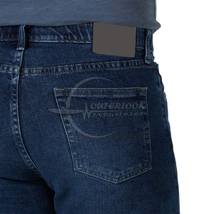 Short en jean décontracté pour hommes avec design de logo personnalisé de vente chaude durable et avec motif solide - Product Image 5