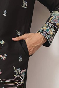 Ensemble de vêtements traditionnels modestes pour hommes Shalwar Kameez, tissu en coton de qualité supérieure, coupe confortable - Product Image 3