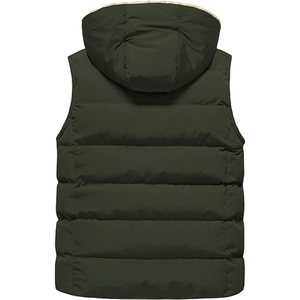 Calidad superior al por mayor Precio bajo Venta caliente Abrigos de invierno para hombres Chaqueta de abrigos de burbuja sin mangas de invierno - Product Image 2