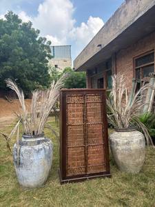 Fabriqué à la main en bois laiton Almirah armoire de rangement de style moderne armoire indienne vintage armoire rustique faite à la main en bois massif marron - Product Image 2